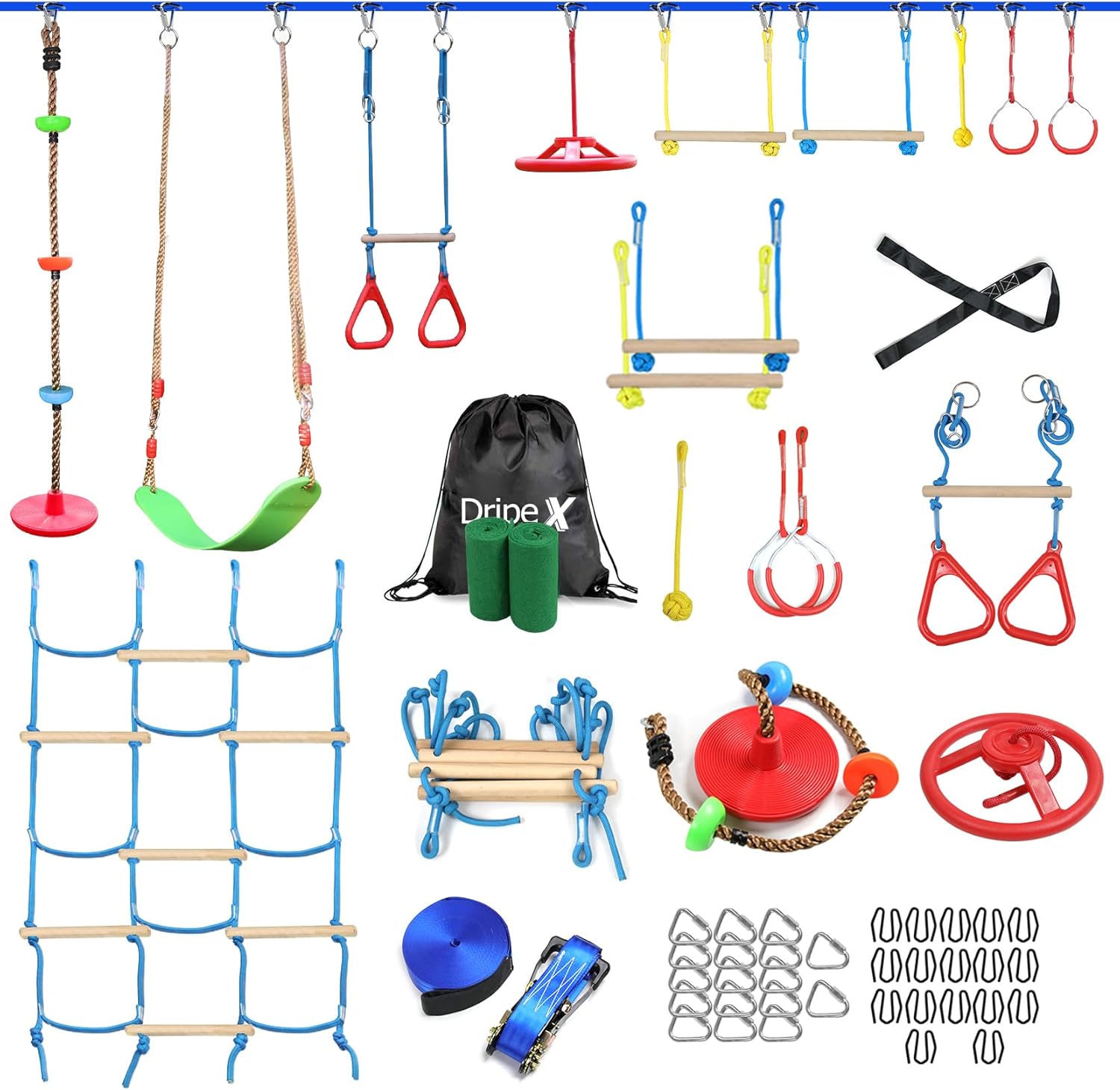 Dripex Ninja Obstacle Course — 10 Obstacles, 60 ft
